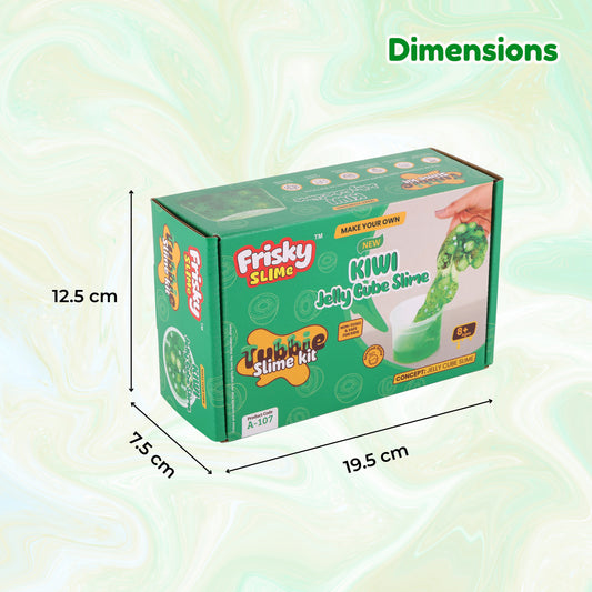 DIY Kiwi Jelly Cube Slime Kit