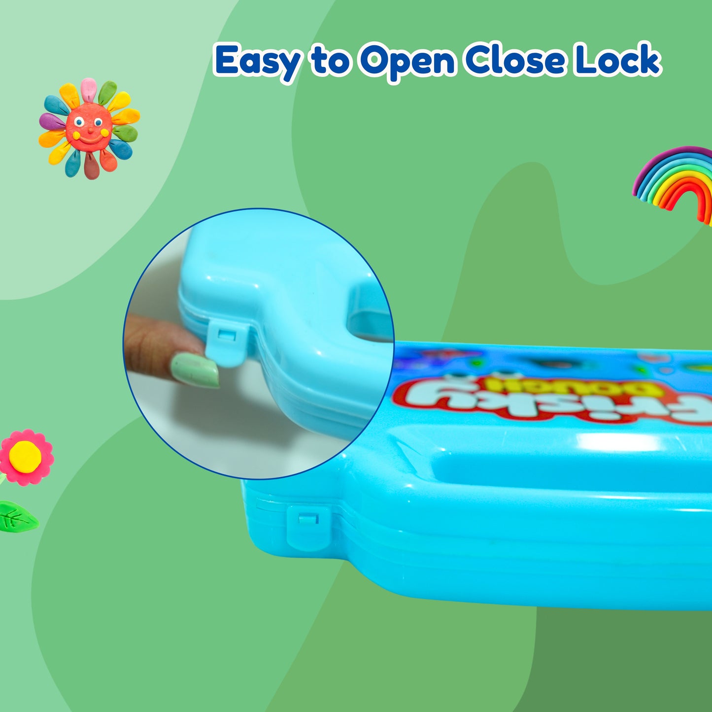 Frisky Dough in Suitcase with Googly Eyes * 2 Nos Set