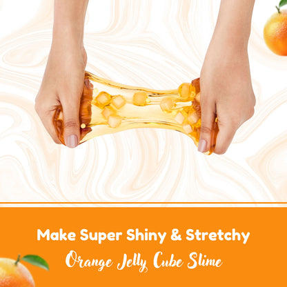 DIY Orange Jelly Cube Slime Kit