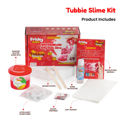DIY Watermelon Jelly Cube Slime Kit