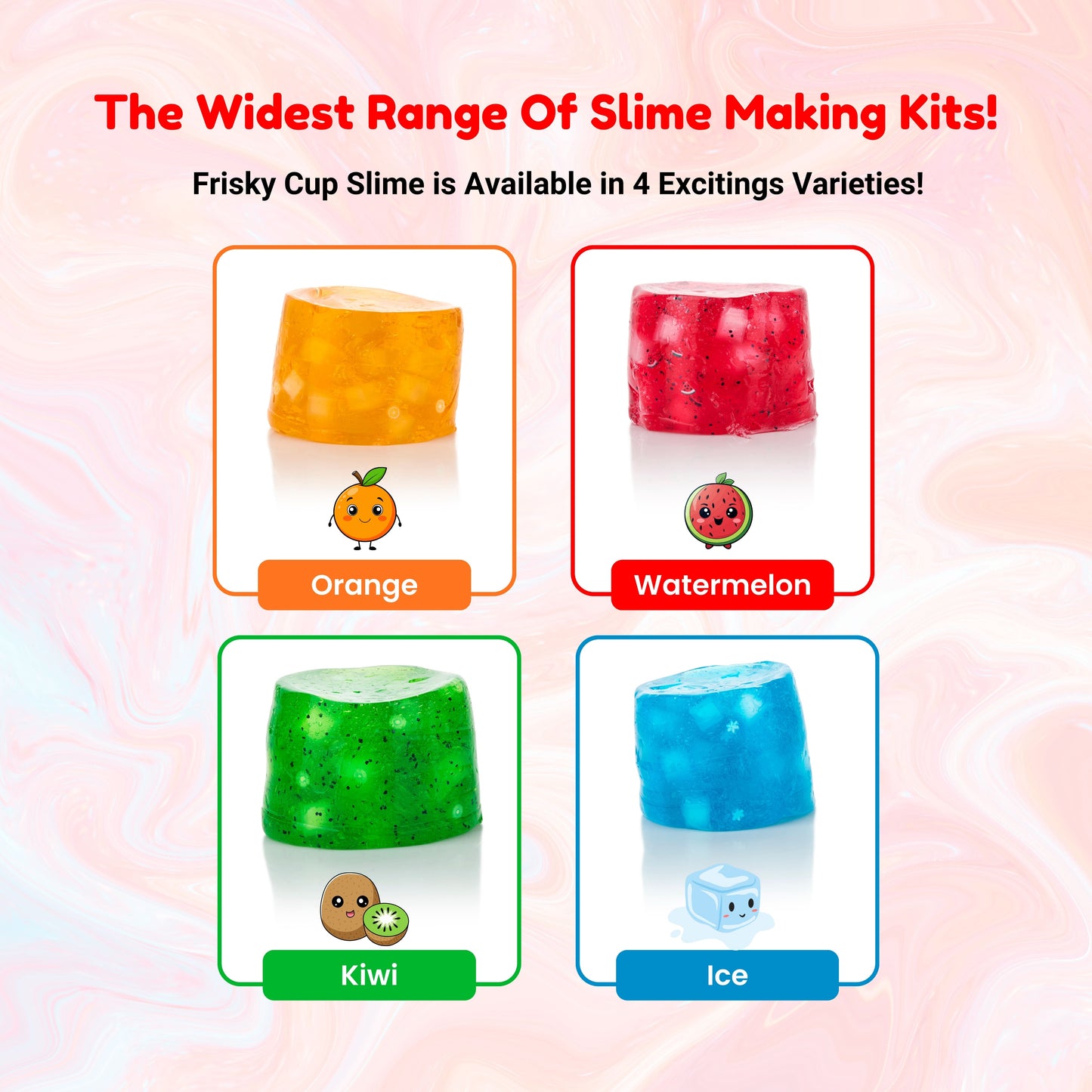 DIY Watermelon Jelly Cube Slime Kit