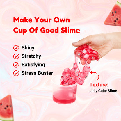 DIY Watermelon Jelly Cube Slime Kit