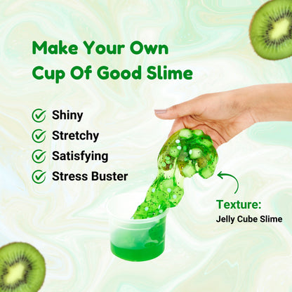 DIY Kiwi Jelly Cube Slime Kit