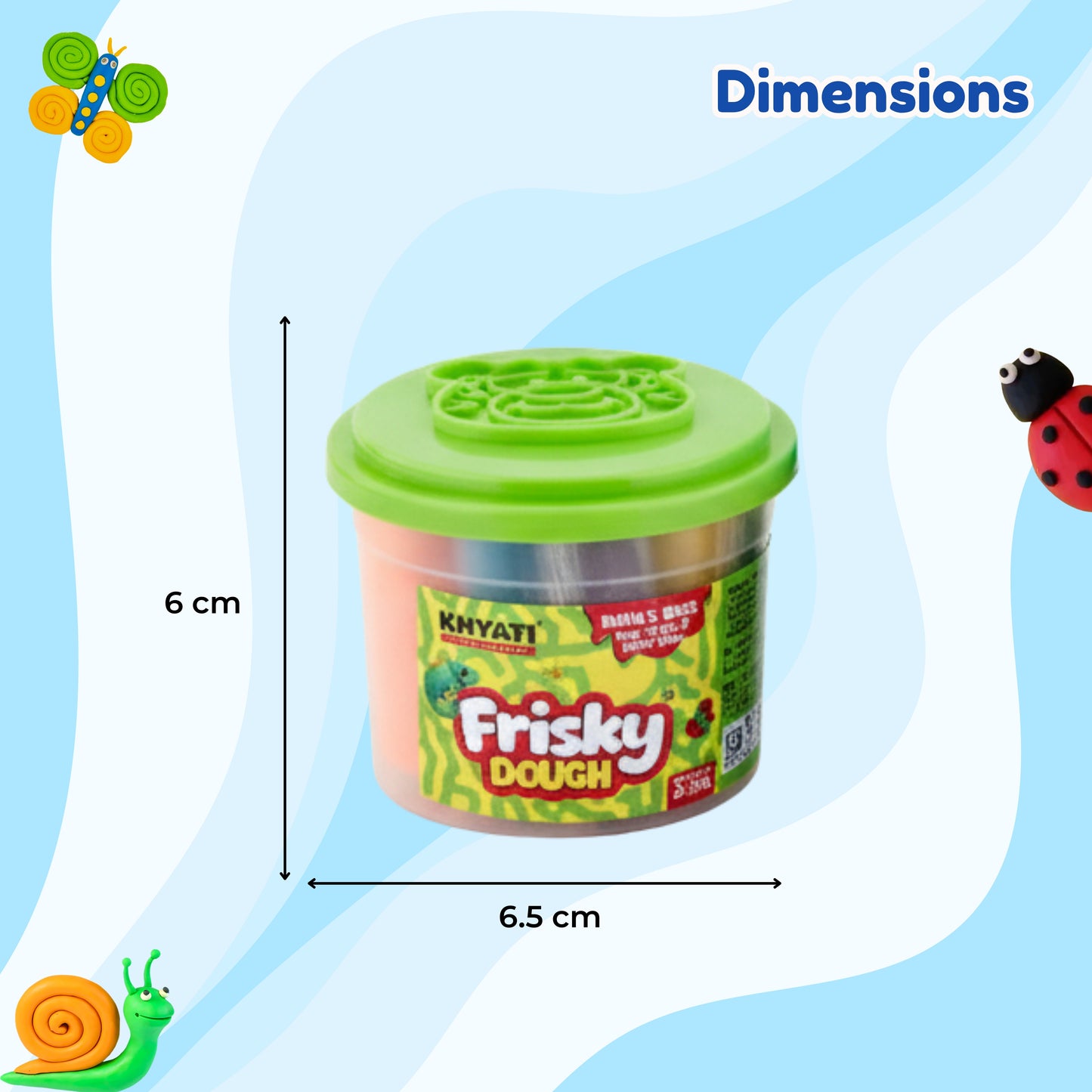 Frisky Dough in Container * 6 Container Set