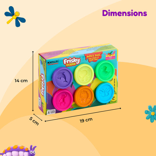 Frisky Dough Bright Colours