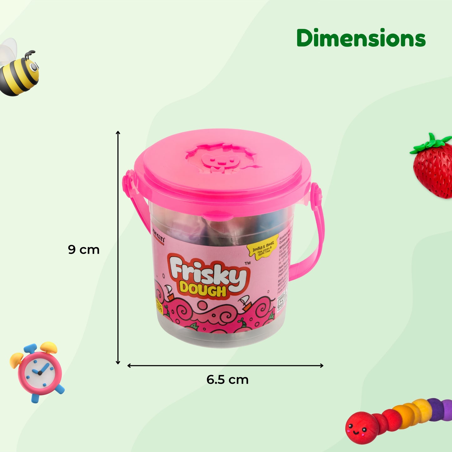 Frisky Dough in Bucket * 4 Bucket Set