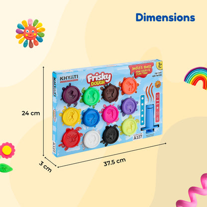 Frisky Dough 12 Colours Set