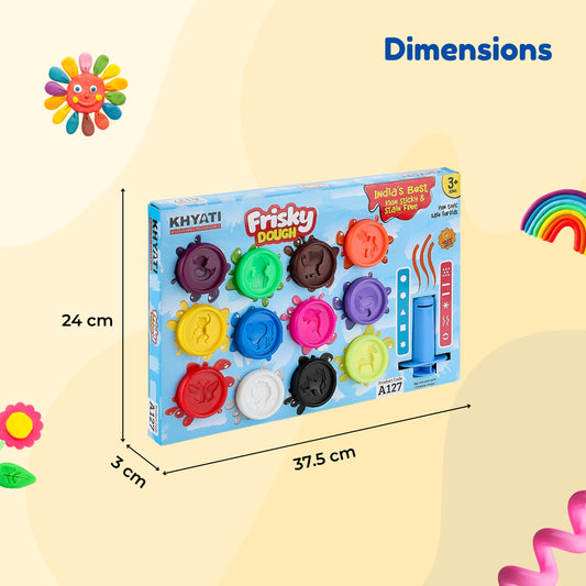 Frisky Dough 12 Colours Set