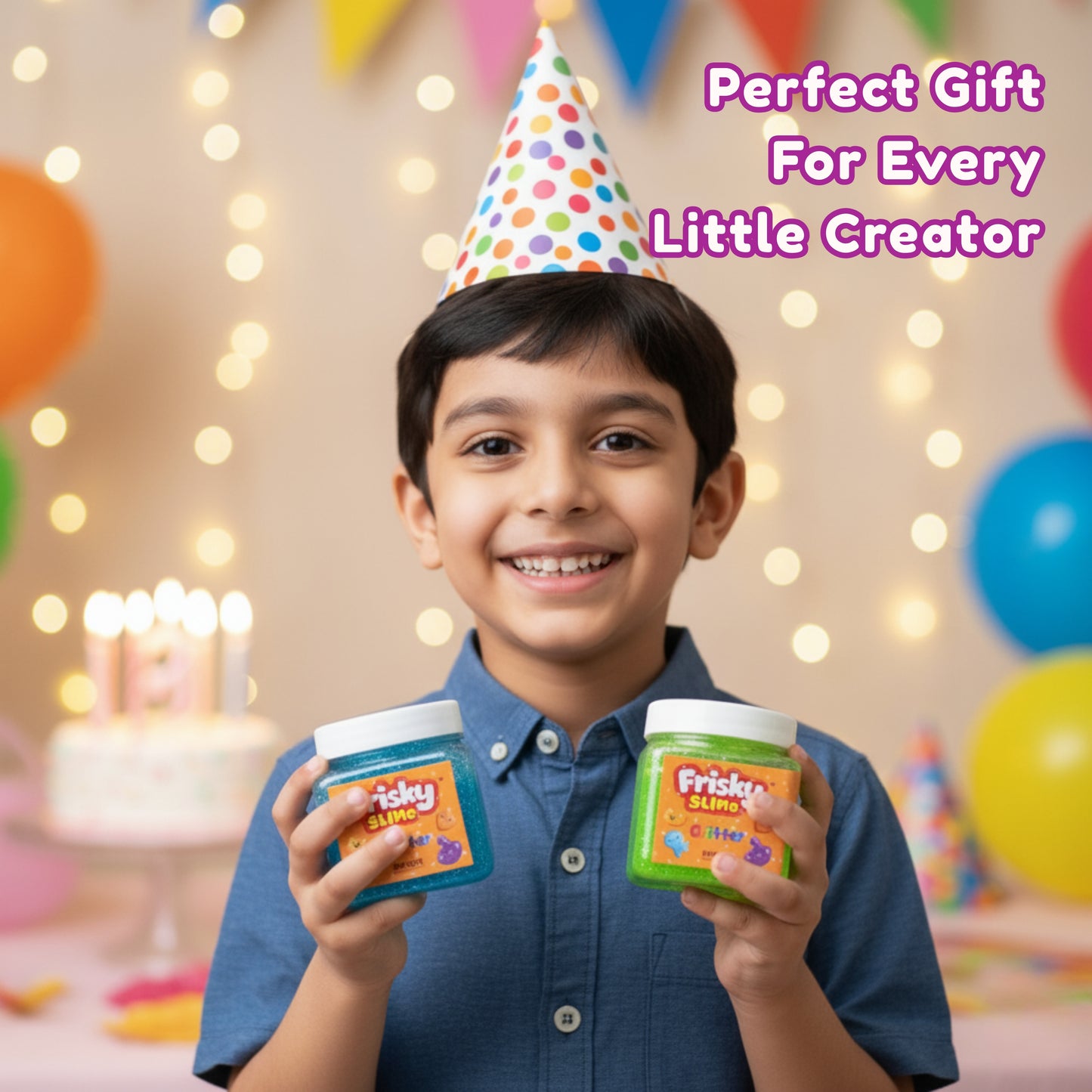 Frisky Slime 125G * 6 Pot Combo