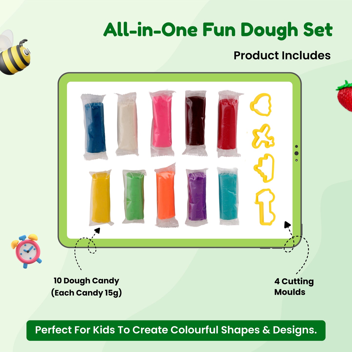 Frisky Dough in Bucket * 4 Bucket Set
