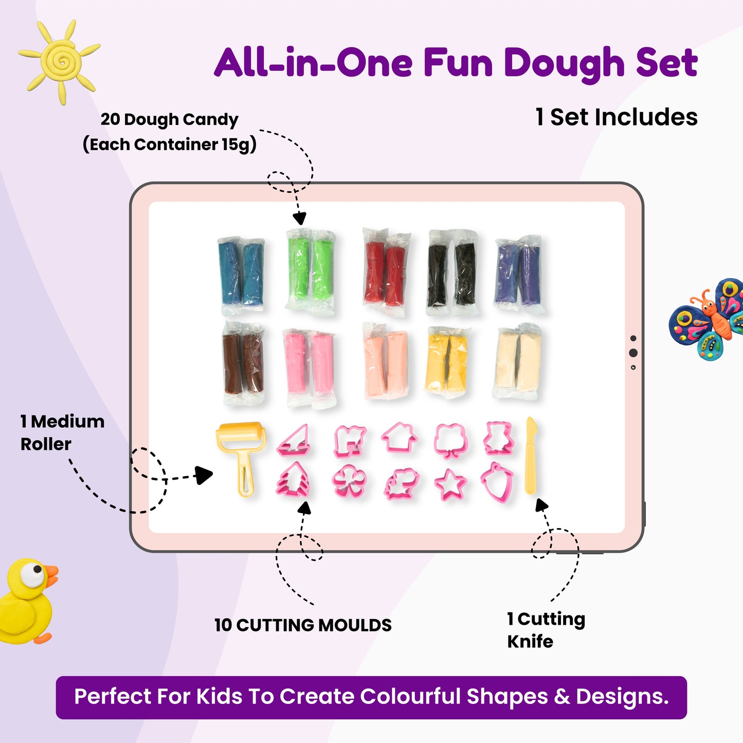 Frisky Dough 2 Bucket Set