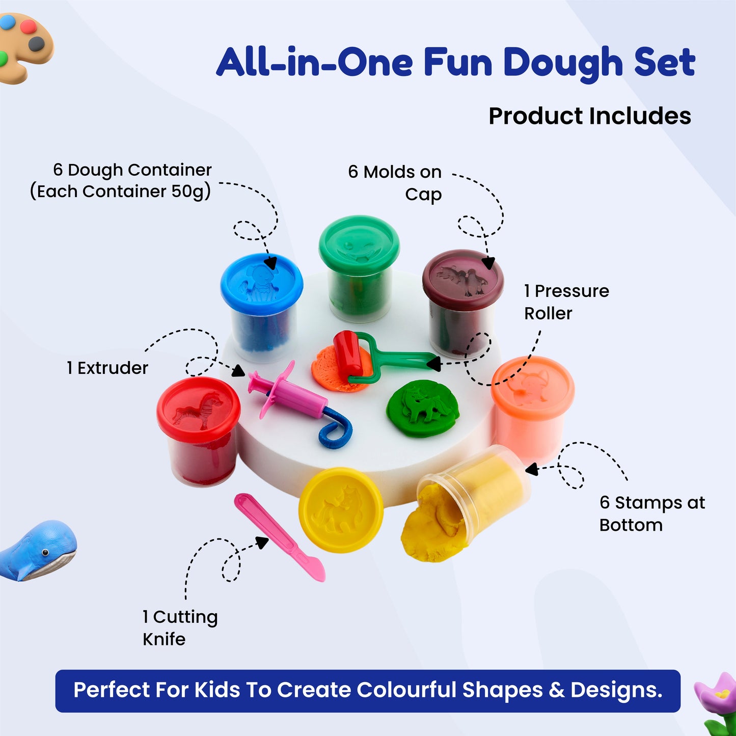 Frisky Dough Dark Colours