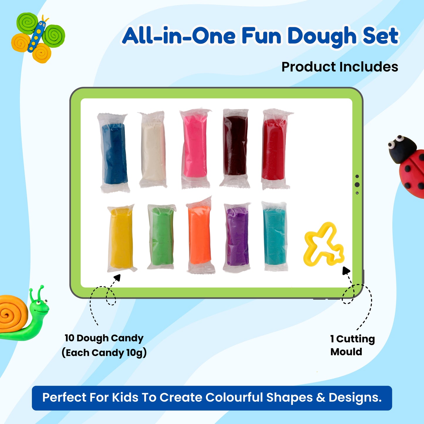 Frisky Dough in Container * 6 Container Set
