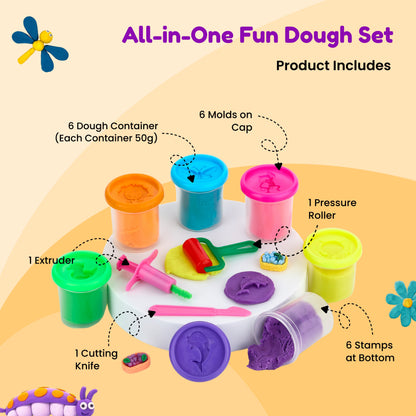 Frisky Dough Bright Colours