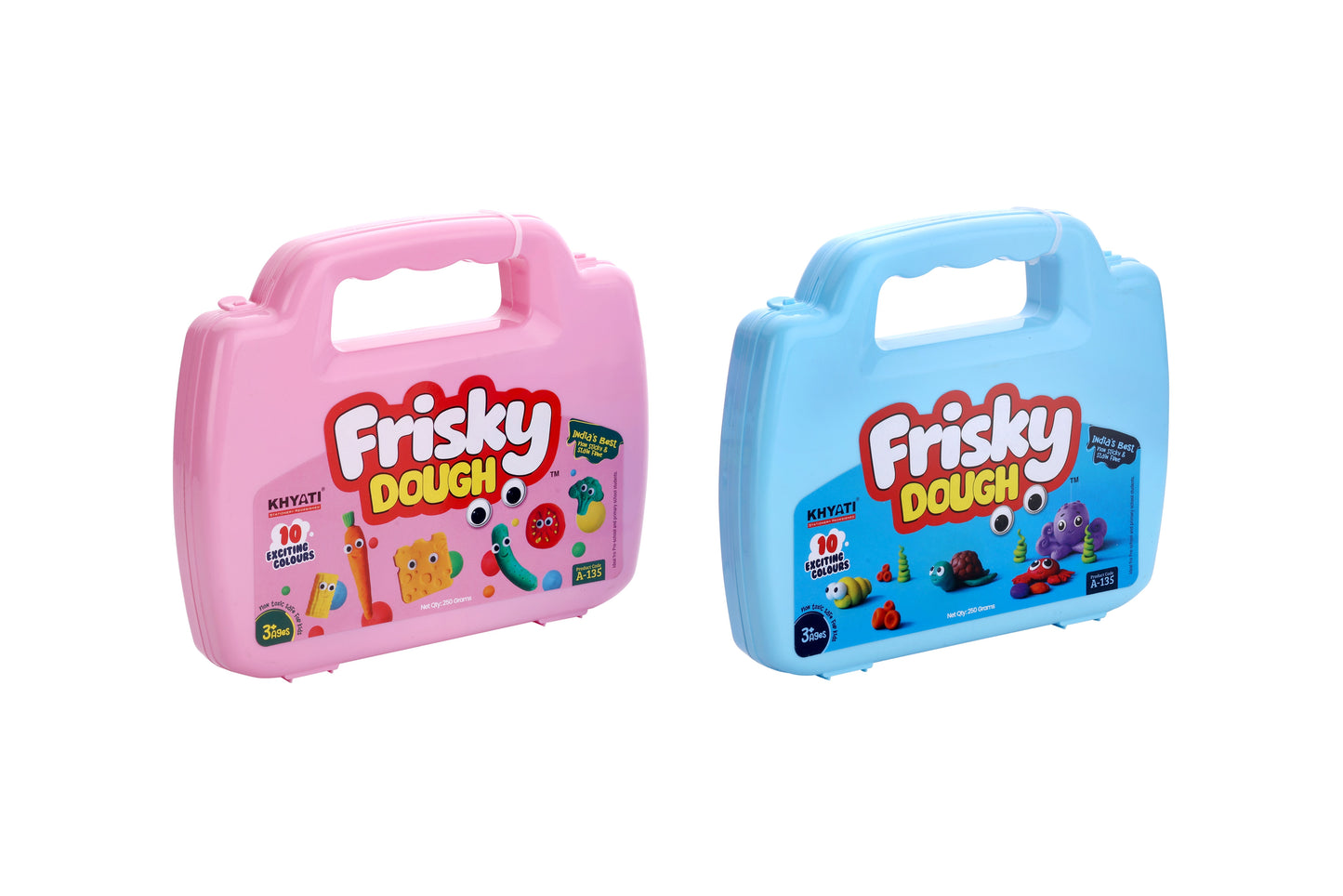 Frisky Dough in Suitcase with Googly Eyes * 2 Nos Set