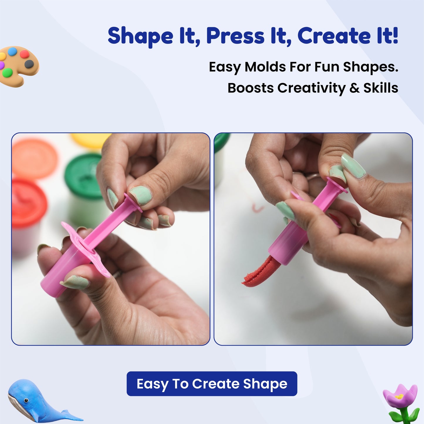 Frisky Dough Dark Colours