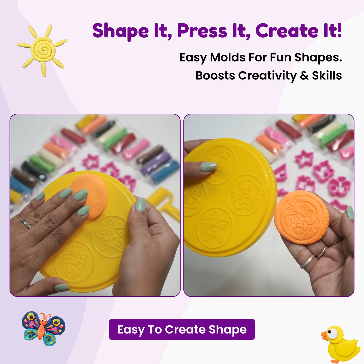 Frisky Dough 2 Bucket Set