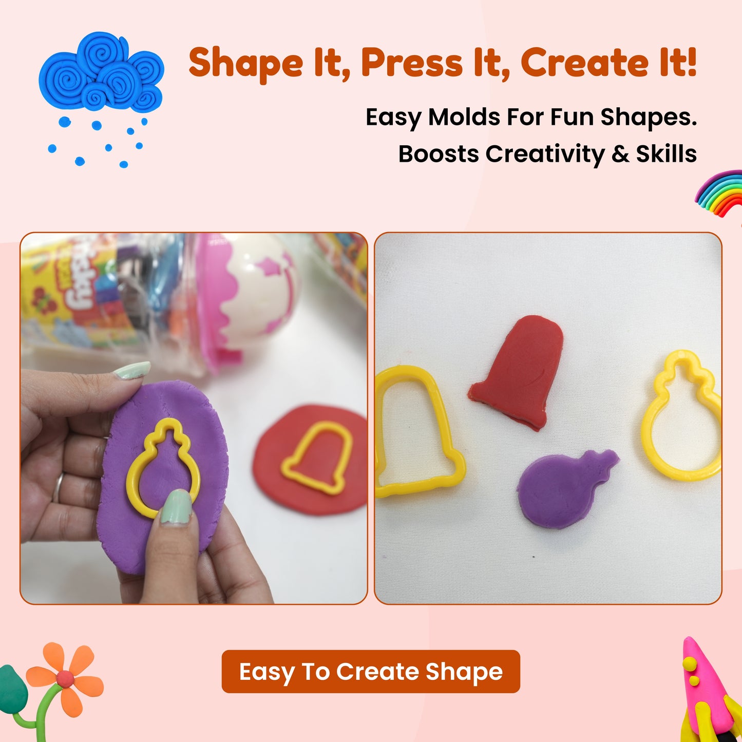 Frisky Dough in Icecream Cone Coin Collector * 3 Nos Set