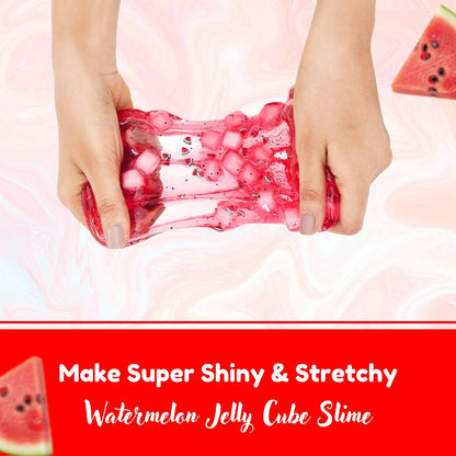 DIY Watermelon Jelly Cube Slime Kit